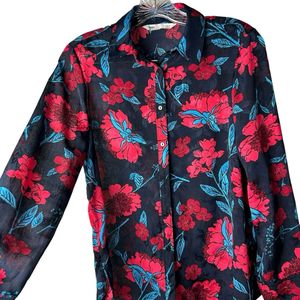ZARA Floral Print Top