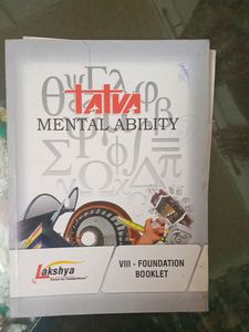 Class 8 Mental Ability And Maths Booklet Tatva