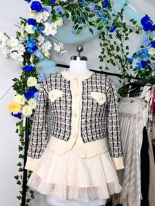 Tweed Style Korean Cardigan