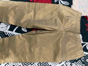 Golden Shimmer Pant, Botique Stitched. New Brand , Size Issue So Didn’t Wore Even Once
