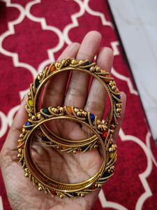 Colorful Beaded Bangle Set