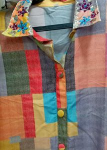 Colorful Patchwork Kurta