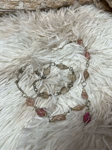 Unique Gemstone Necklace and Bracelet
