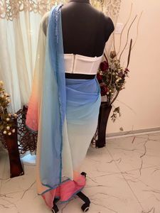 Elegant Ombre Saree(blouse bot included)