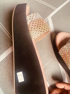 Nude Velvet Wedges