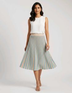 Knee Length Partywear Skirt