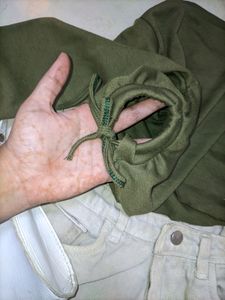 Olive Green Crop Top 💚✨