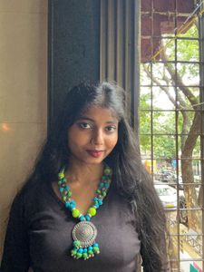 Handcrafted German Silver Beaded Necklace