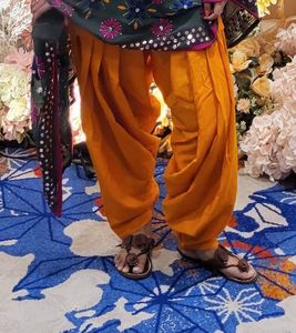 Orange Patiala Salwar Suit