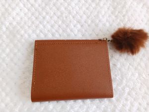 Brown Wallet with Bow Detail