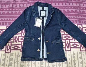 Stylish Denim Blue Blazer