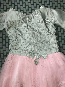 Pink &amp; Silver Party Dress