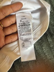 White Graphic Print Tee