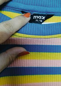 Striped Short Sleeve T-Shirt