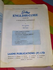 Golden English Core Class XII