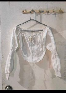 Off-Shoulder Peasant Top