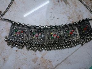 Neckpiece And Earrings
