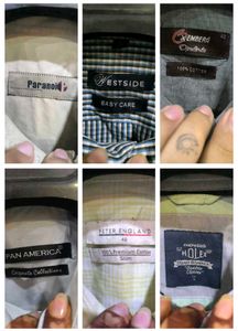 Set of 5 high-end brand shirts like ozemberg.
