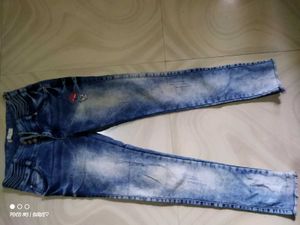 Acid Wash Denim Jeans