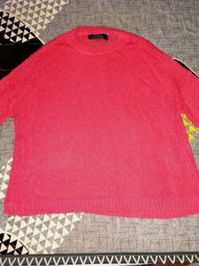 Coral Knit Sweater