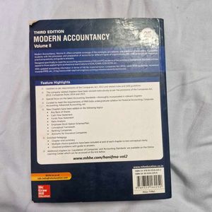 Modern Accountancy Vol. I and Vol.II