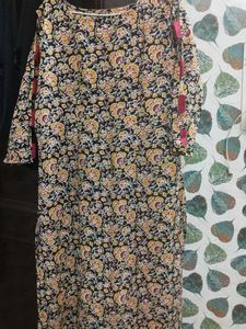 Floral Print Kurta