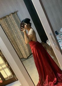 Pretty Satin Party Slit Dress🎀❤️💗