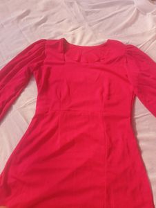Hot Pink Magenta Dress