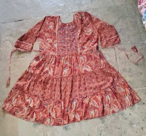 Floral Tiered Kurti