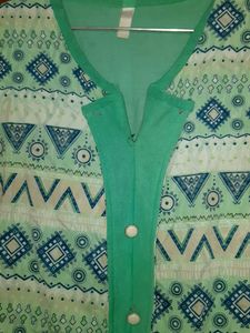 teal synthetic top