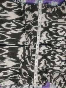 Cotton Printed Top With Zip