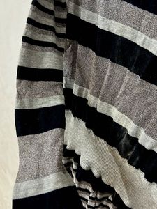 Striped Knit Mini Dress