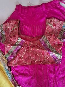 Pink Lehenga Choli Set