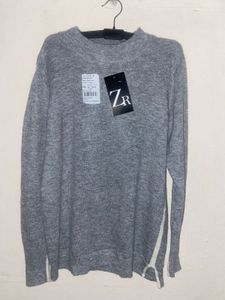 ZR Grey Knit Sweater