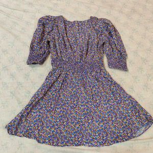 💜  ZARA Romantic Floral Dress! 💜