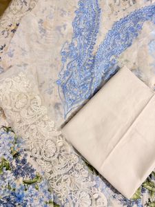 Pakistani Suit material with patches