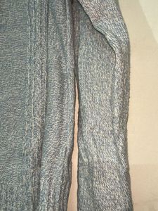 Blue Embellished Knit Sweater