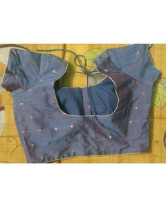 Grey Multishaded Stitched Blouse
