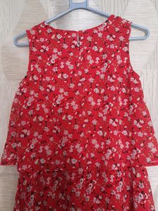 RED DRES🤩🤩 13 To 14 Years  Party Dress For Young