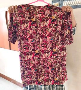 Floral Print Tunic (Short Kurti)