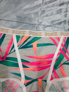 PINK Tropical Print Briefs