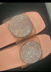 Rhinestone Embellished Flatform Heels