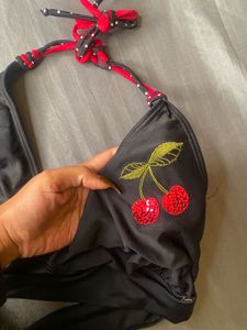 Black Cherry Lingerie Set