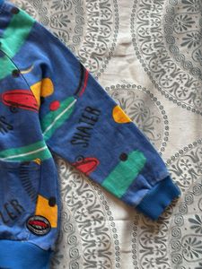 Skate Print Kids Sweatshirt