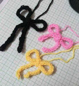 Crochet Bow Bag Charm 🎀