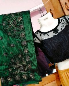 Beautiful ❤️ Saree With Blouse