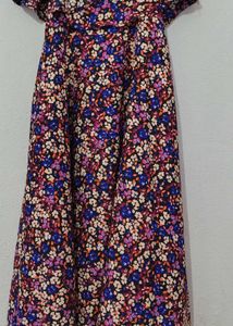 Floral print dress