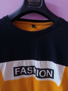 Men Yellow Full Hand Tshirt