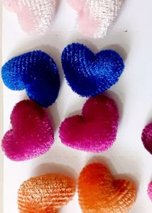 New item Designer 2 Dozen Velvet Flower Stud