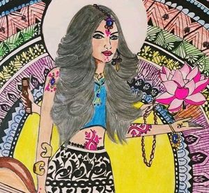 Mandla And Zentangle Art Work